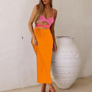 Neon Midi Dress